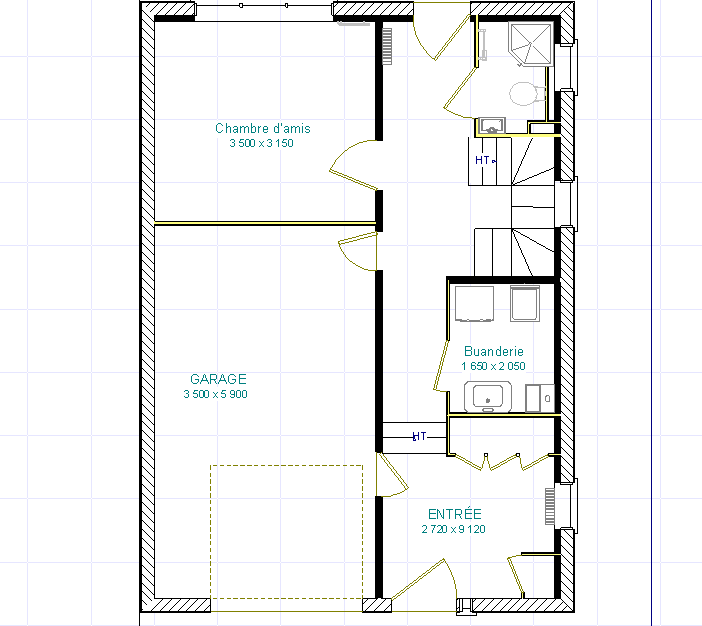 Plan du Rez-de-Chaussée